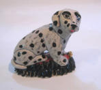Hund - keramisk figur, 20 cm hj, 2000,-